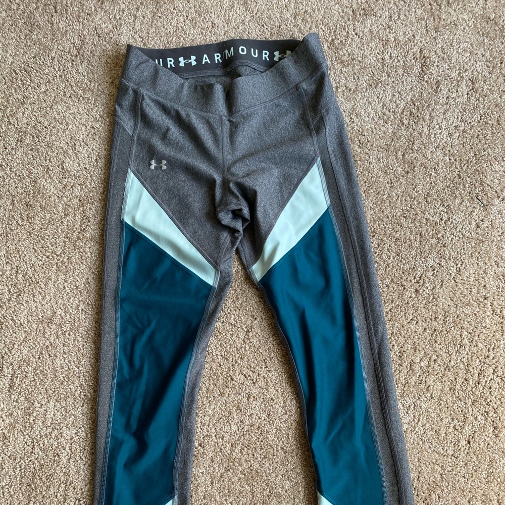 Blue/ grey Under Armour leggings